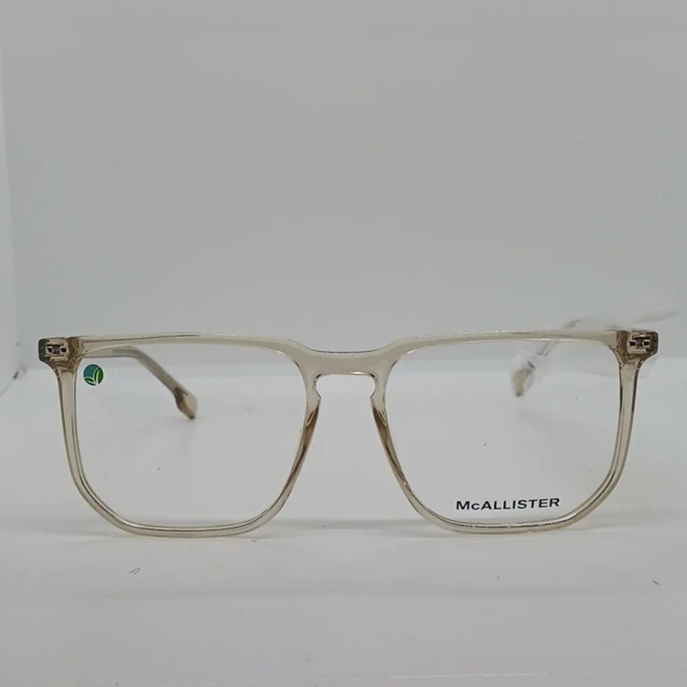 NWT UNISEX MCALLISTER EYEGLASS FRAMES MC4516 TAUPE CRYSTAL